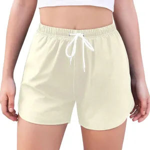 ODAWA Moccasin Womens Sweat Shorts Women Workout Shorts with Liner Womens Quick Dry Shorts