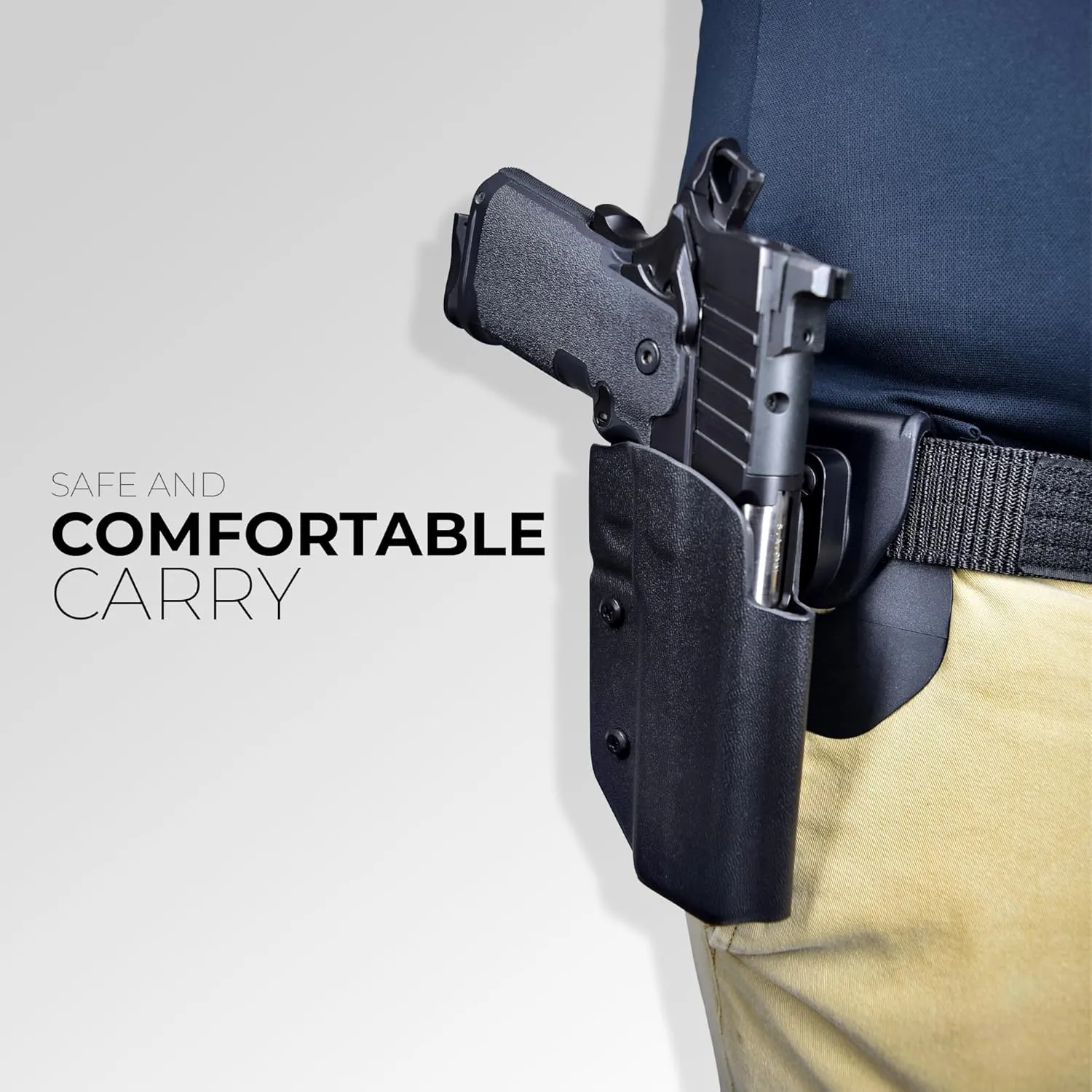 OWB Quick Release Paddle Holster fits Springfield Armory Prodigy 5'' w/TLR-1 HL