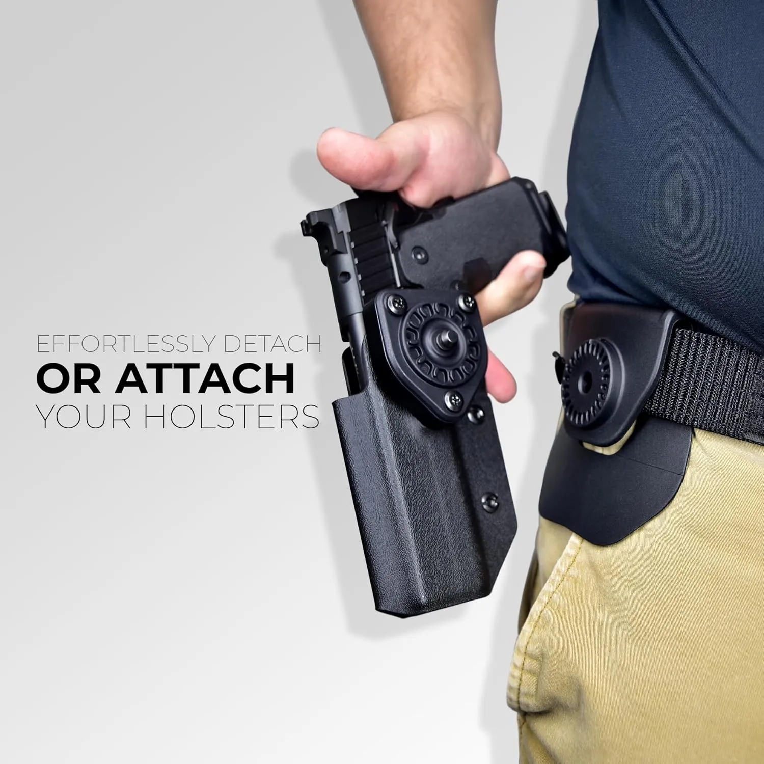 OWB Quick Release Paddle Holster fits Springfield Armory Prodigy 5'' w/TLR-1 HL