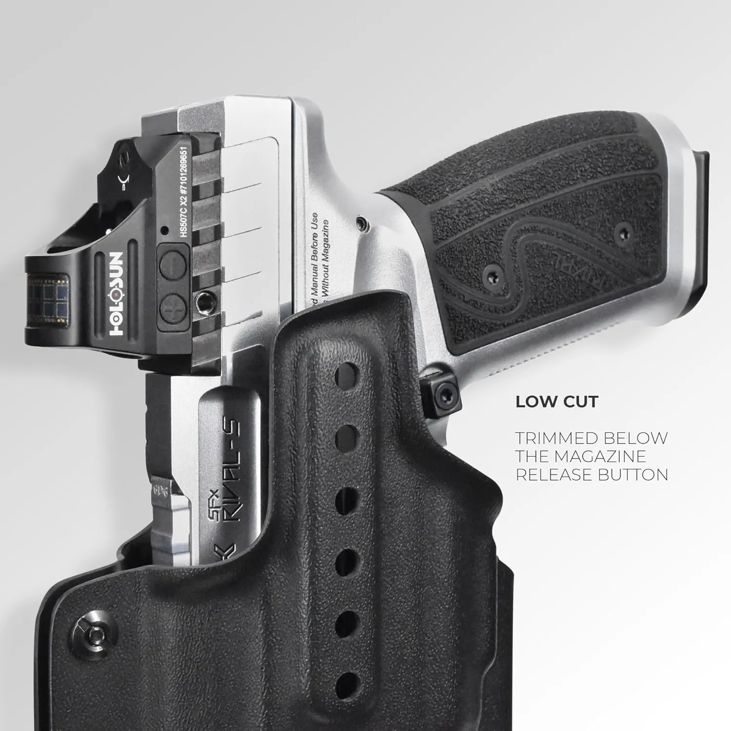 OWB Quick Release Paddle Holster fits Springfield Armory Prodigy 5'' w/TLR-1 HL