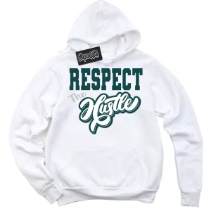 Oxidized Green 1s Sneaker Hoodie Respect The Hustle Graphic