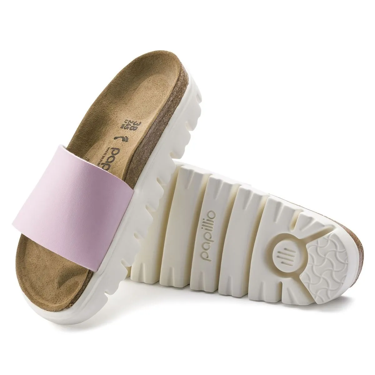 Papillio Cora Birko-Flor Chunky Rose Sandals