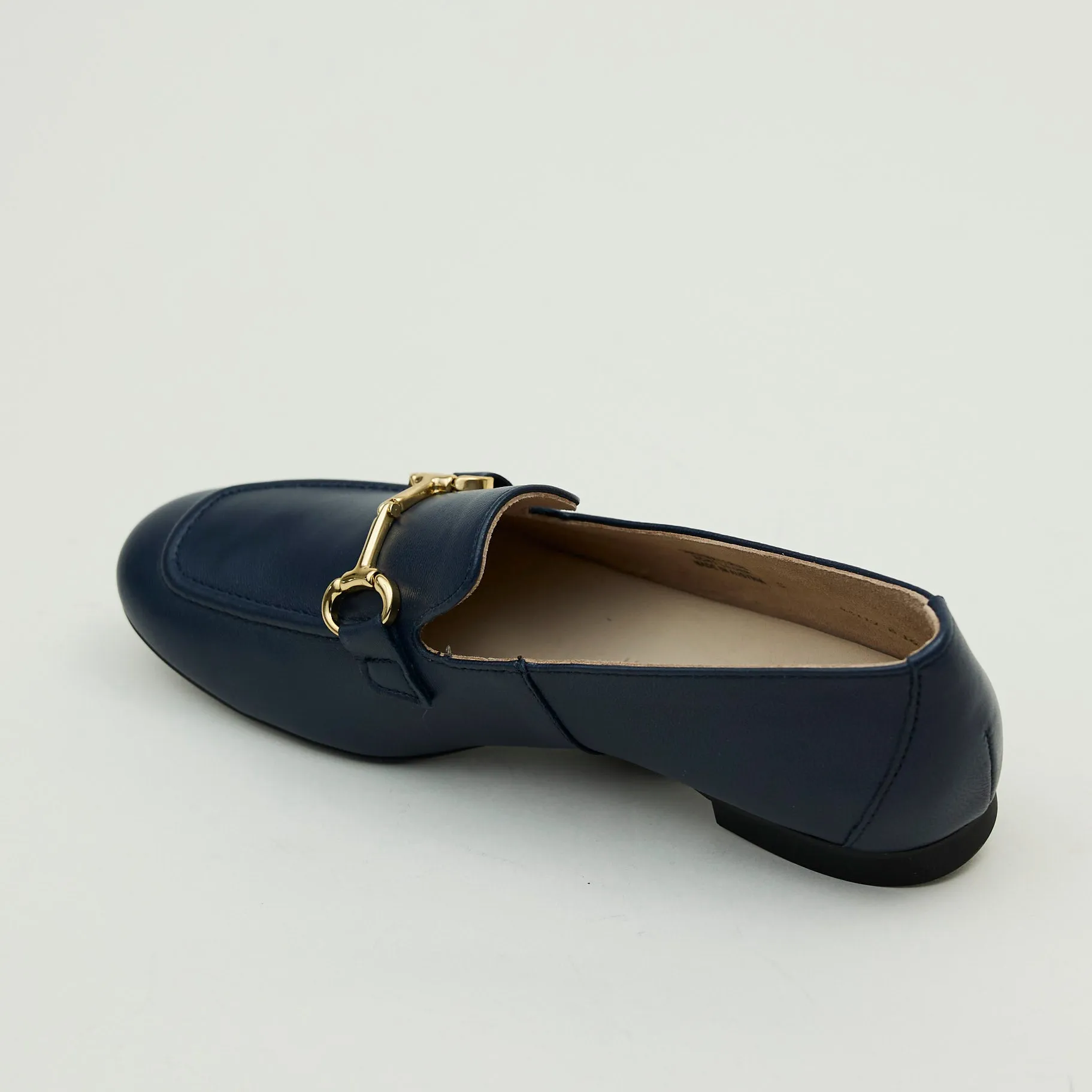 Paul Green Navy Leather Loafers