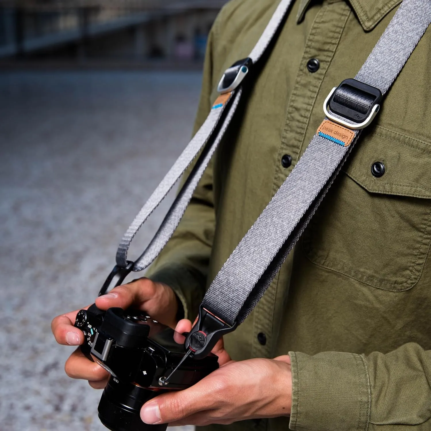 Peak Design Slide Lite Camera Strap Ash (SLL-AS-3)