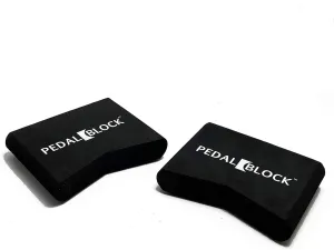 PedalBlock - Hi-Hat and Pedal Anchor System - Total Slide Prevention - For Double Kick Pedal, Hi-Hat Stand, Keyboard Pedal, Electric Bass Drum Pedal - Drum Set Accessory & Gift (Set of 2)