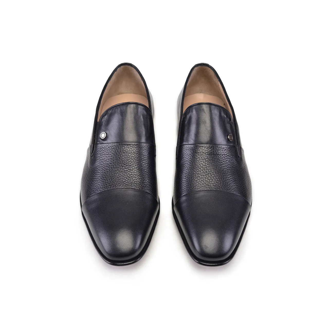 Pelle Line- 891 Cap toe Loafer -Black