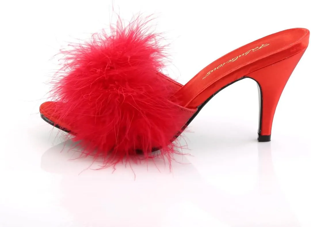 Pleaser Fabulicious Women's Amour-03 Marabou Slipper