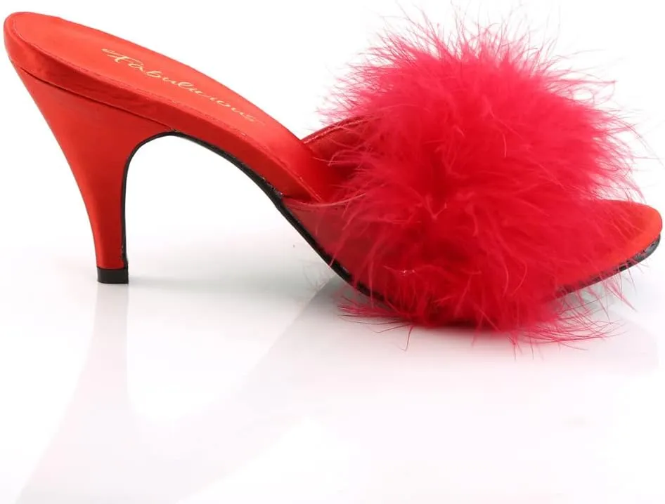 Pleaser Fabulicious Women's Amour-03 Marabou Slipper