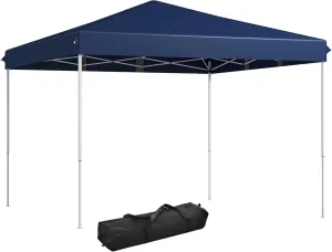 Pop Up Canopy Tent,Instant Sun Shelter,Tents for Parties,Height Adjustable with Wheeled Carry Bag for Outdoor,Garden,Patio,Parties,Dark Blue