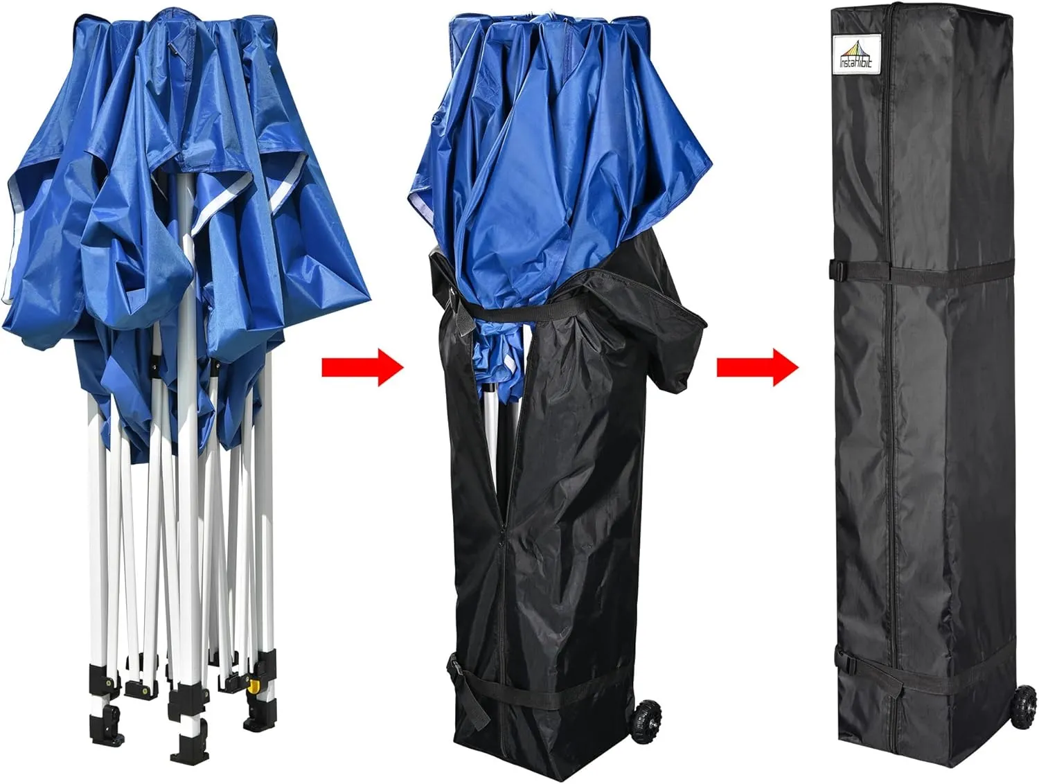 Pro XL Canopy Carry Bag Wheeled for 10x10' Pop up Event Shelter Tent Storage Case for Gazebos Canopy