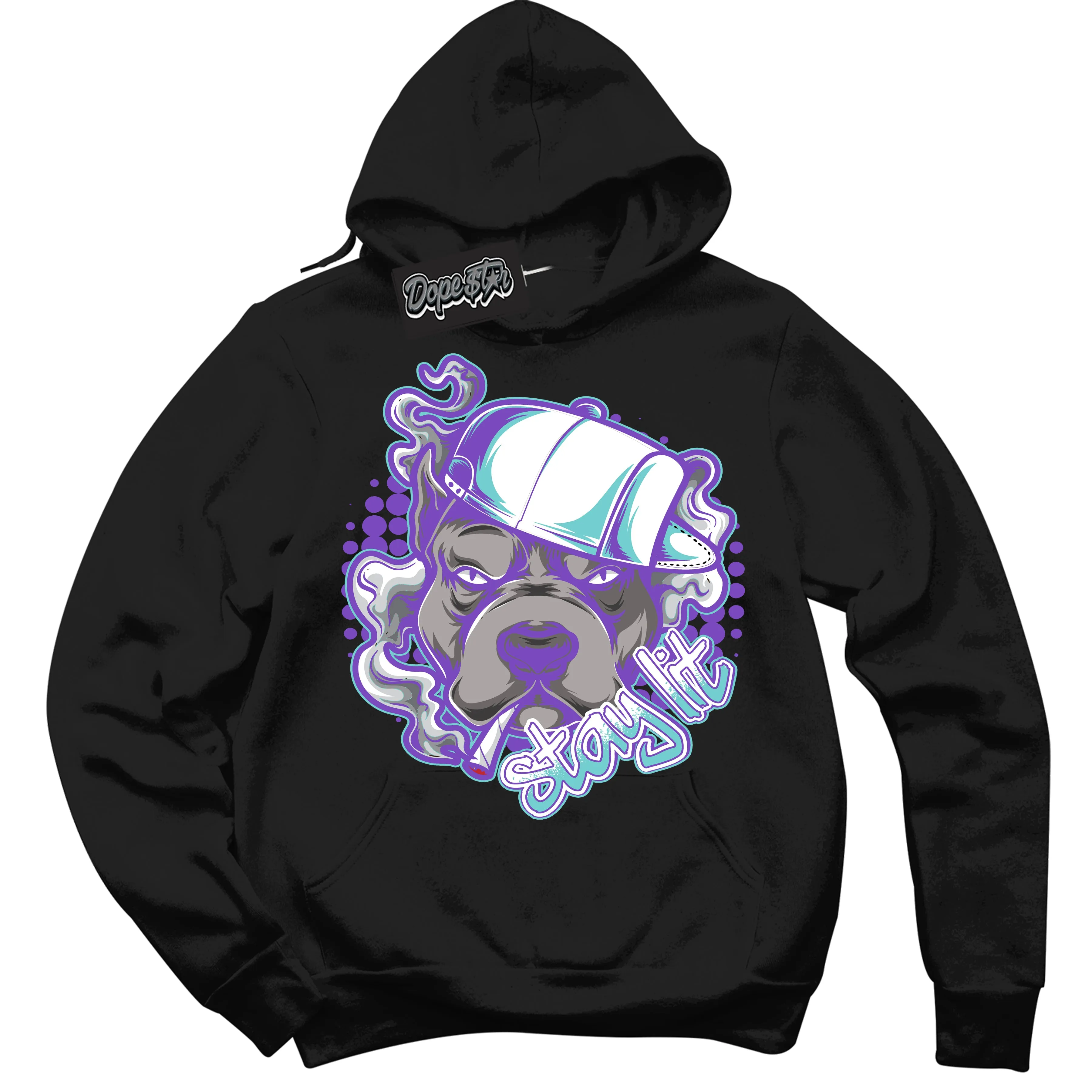 Psychic Purple Hyper Jade 1s Sneaker Hoodie Stay Lit Graphic