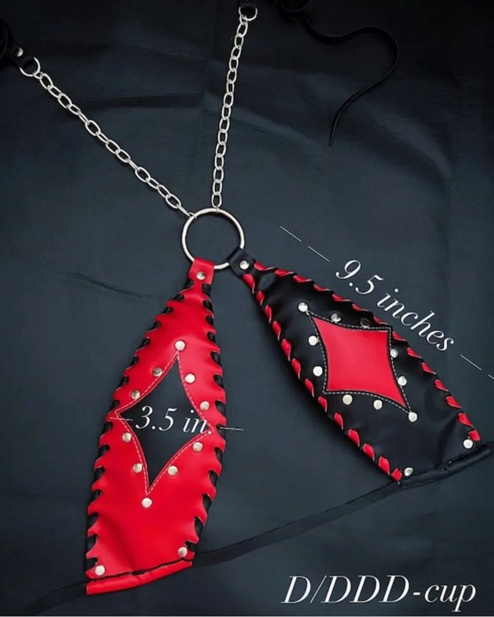 Queen of Hearts cross top