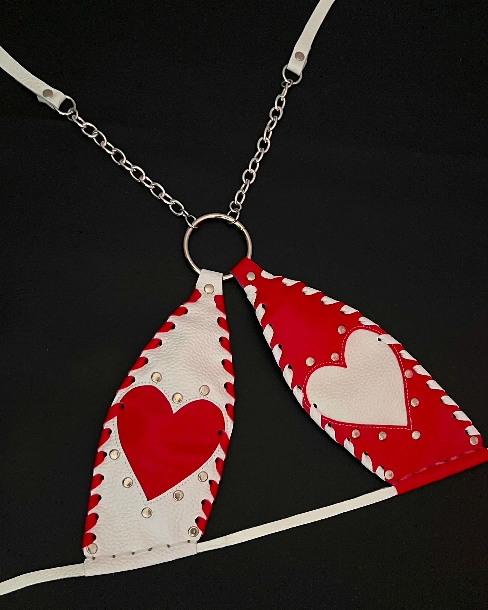 Queen of Hearts cross top