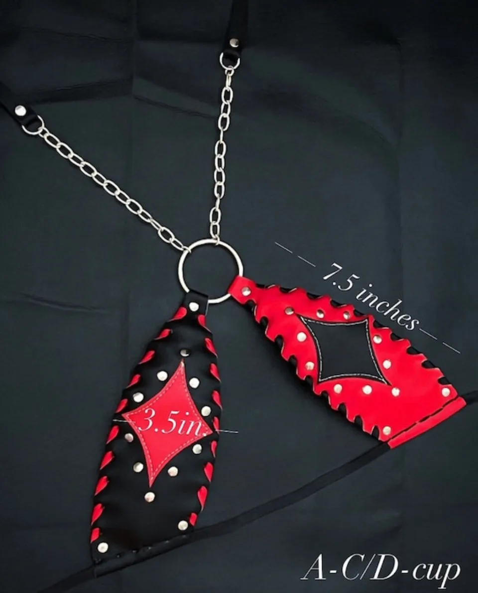 Queen of Hearts cross top