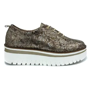 "Agnes" Leather Platform Oxford Shoes