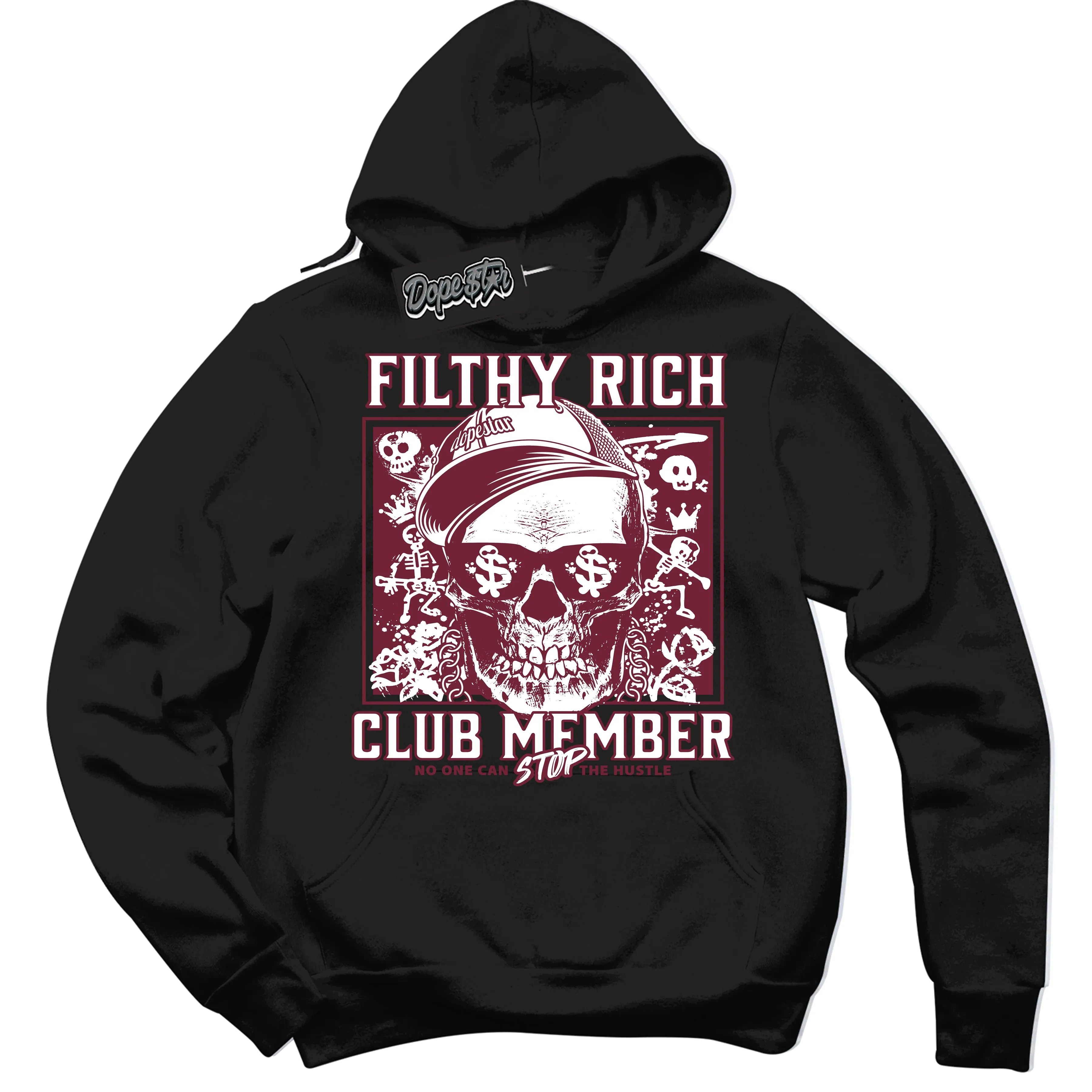 Rings Team Red 6s Sneaker Hoodie Filthy Rich Graphic
