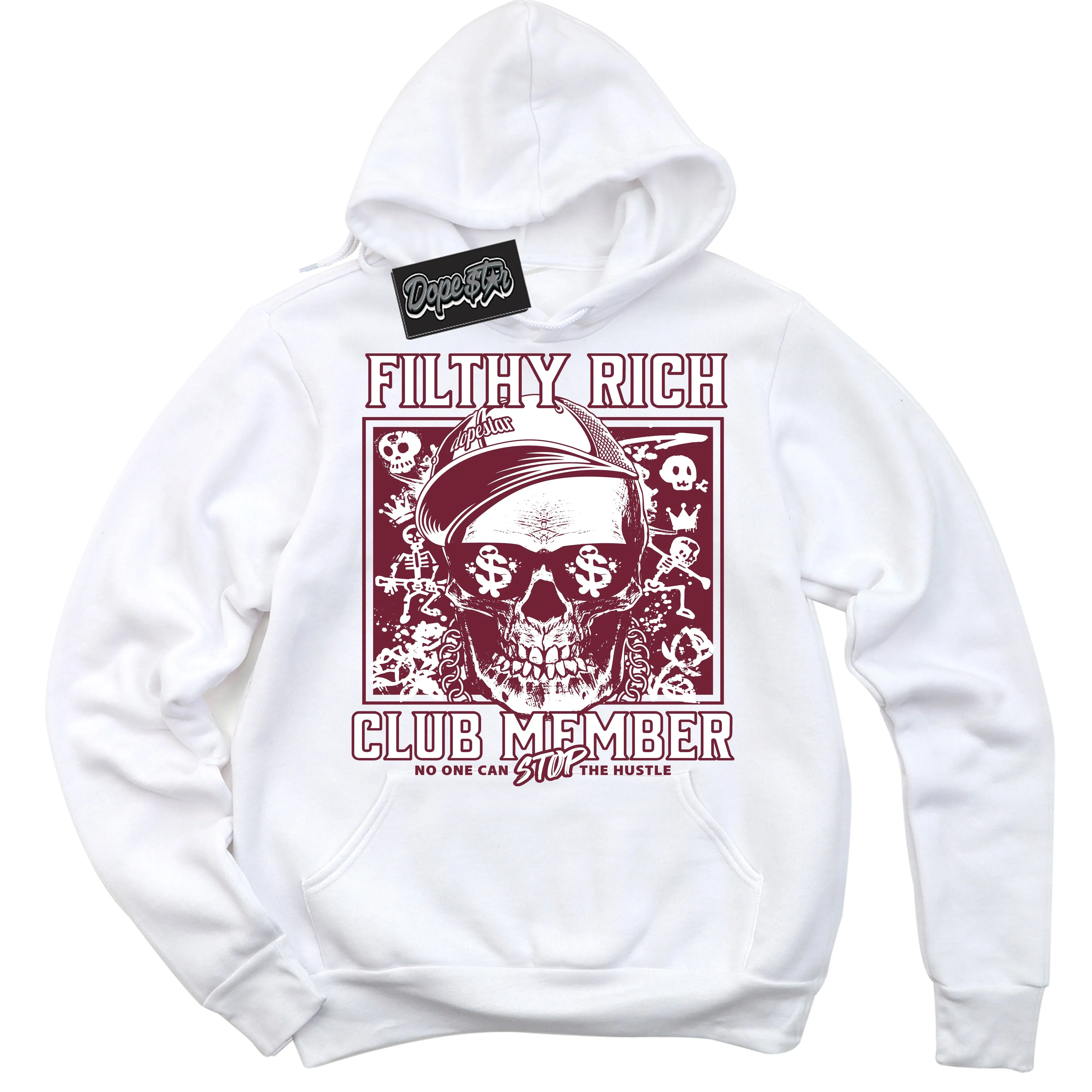 Rings Team Red 6s Sneaker Hoodie Filthy Rich Graphic