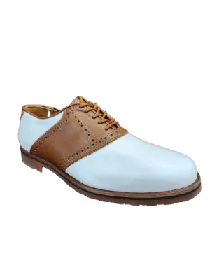 Saddle Oxford White/Brown 994-M-28