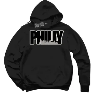 Satin Shadow 1s Sneaker Hoodie Philly Graphic