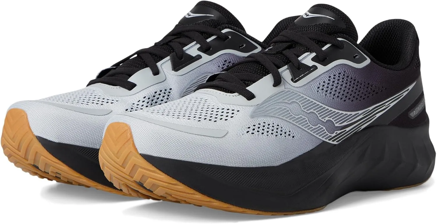 Saucony Men's Tide 2 Sneaker, Cloud/Black, 12