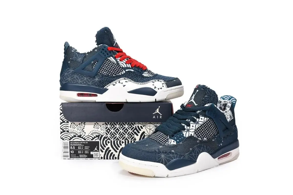 SE 4 Jordan Wide variety Deep Trackable Retro Ocean Air