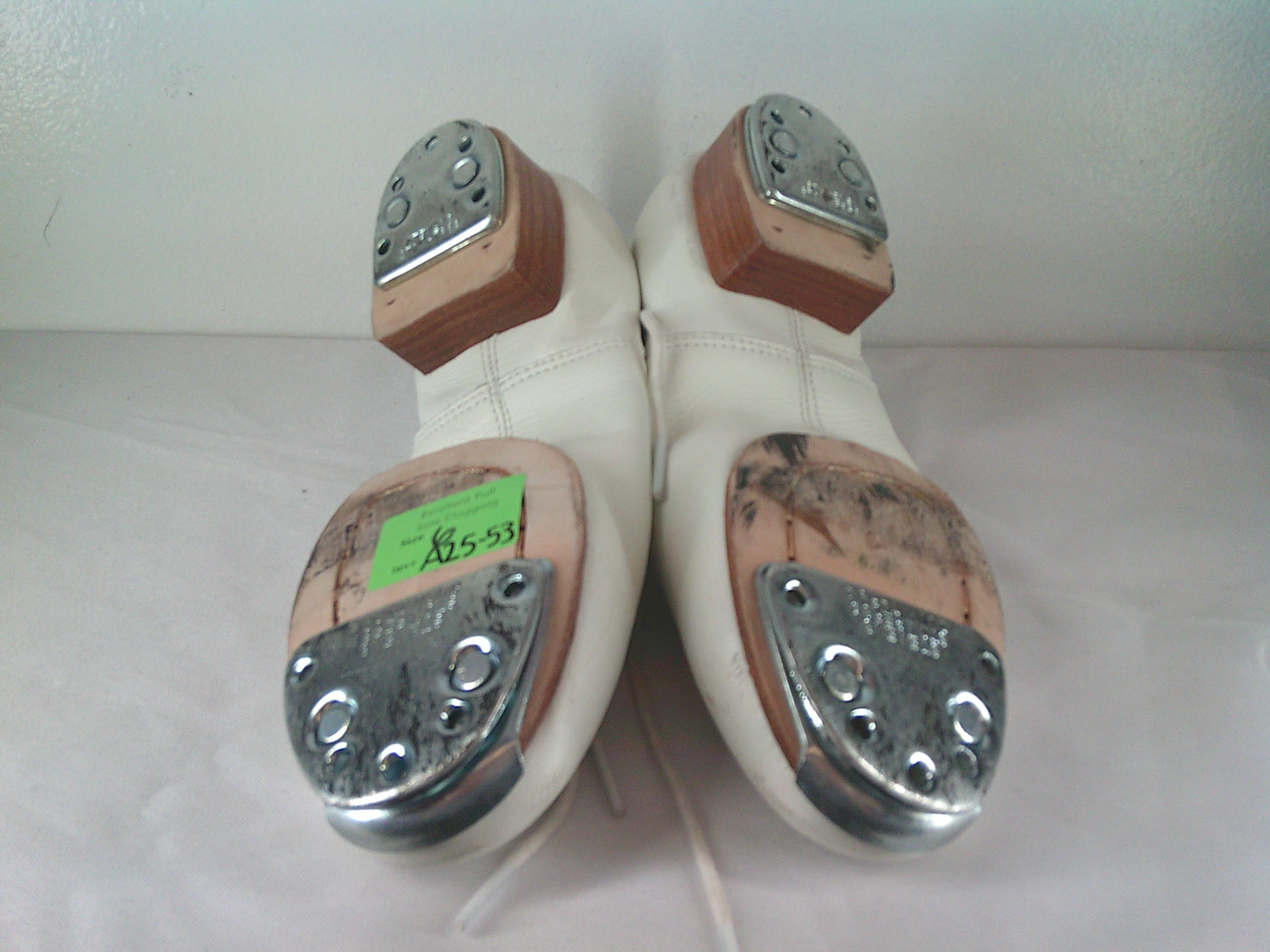 Shoes Clogging Dancing Fair 720B White 6M