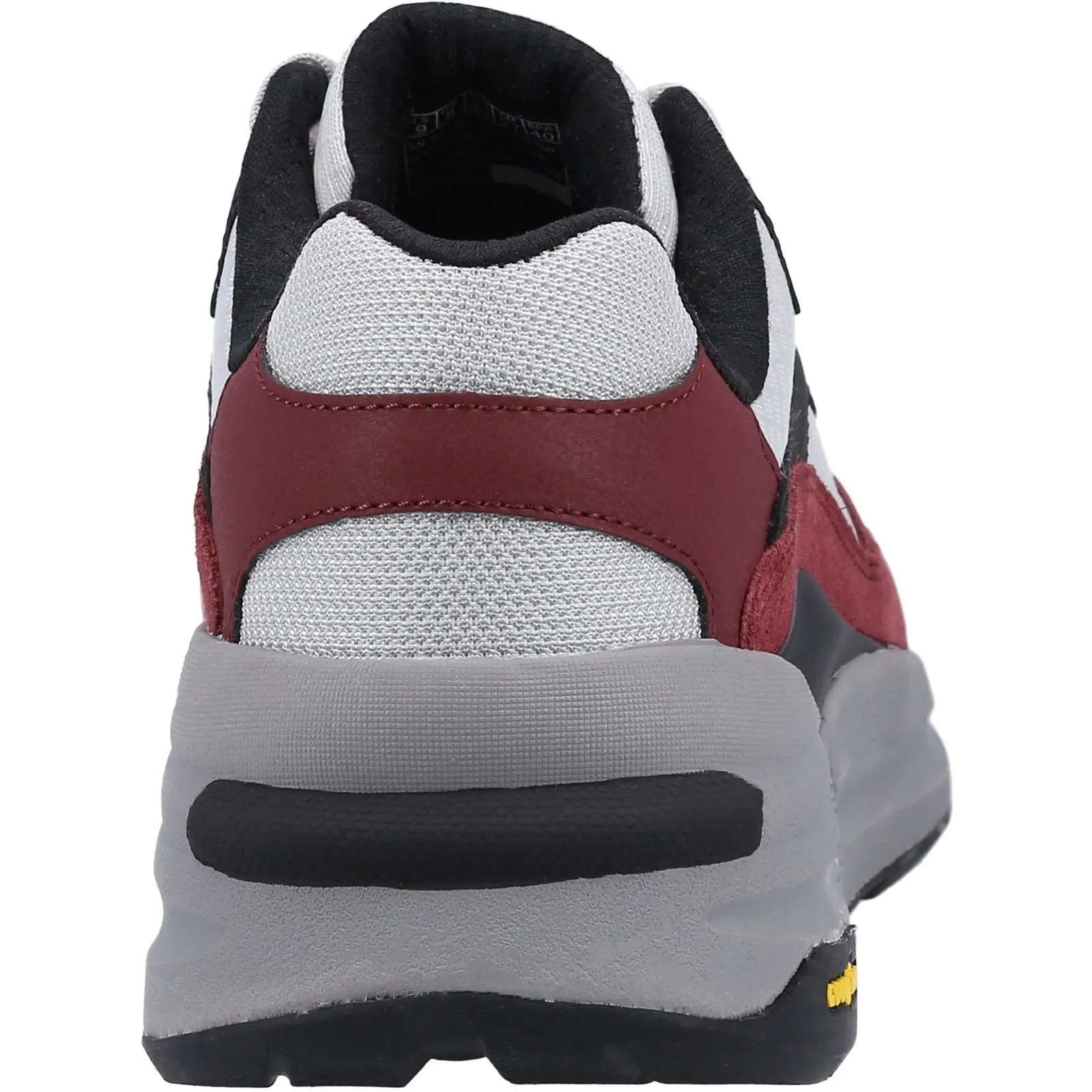 Skechers Global Jogger Baskets En Cuir Bordeaux Pour Hommes
