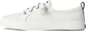 Sperry Women's Crest Vibe Sneaker, White, 6 Wide
