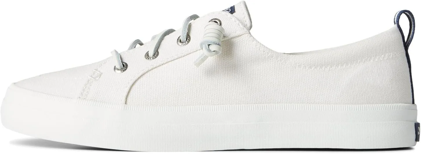 Sperry Women's Crest Vibe Sneaker, White, 6 Wide