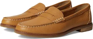 Sperry Women's Seaport Penny Loafer, Tan, 9