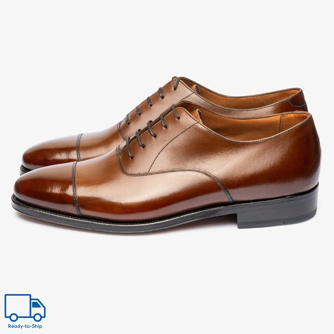 Straight Tip Oxford - Brown - Zip Last - RTW
