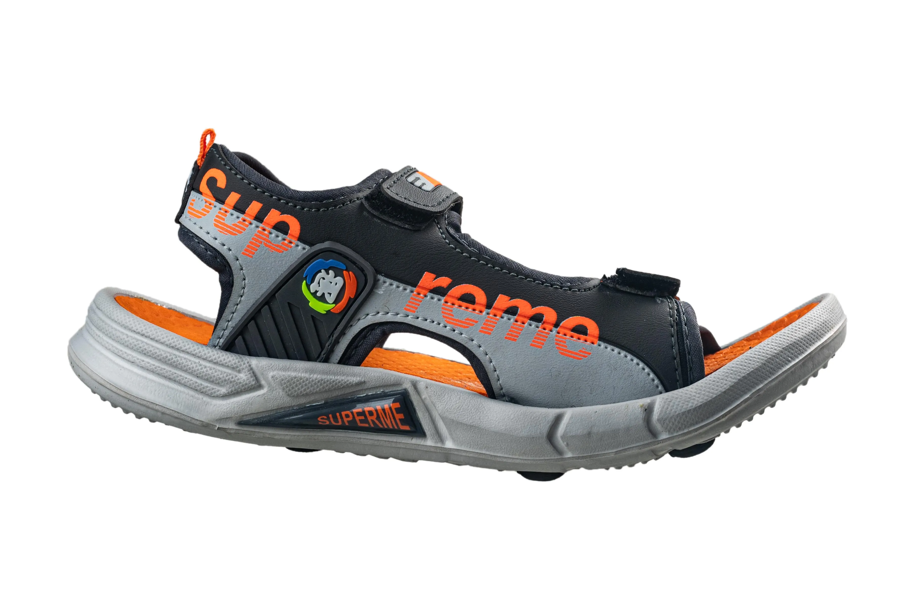 Strap On Boys Grey / Orange Kito (Bk Strap On 4133 A (0423)