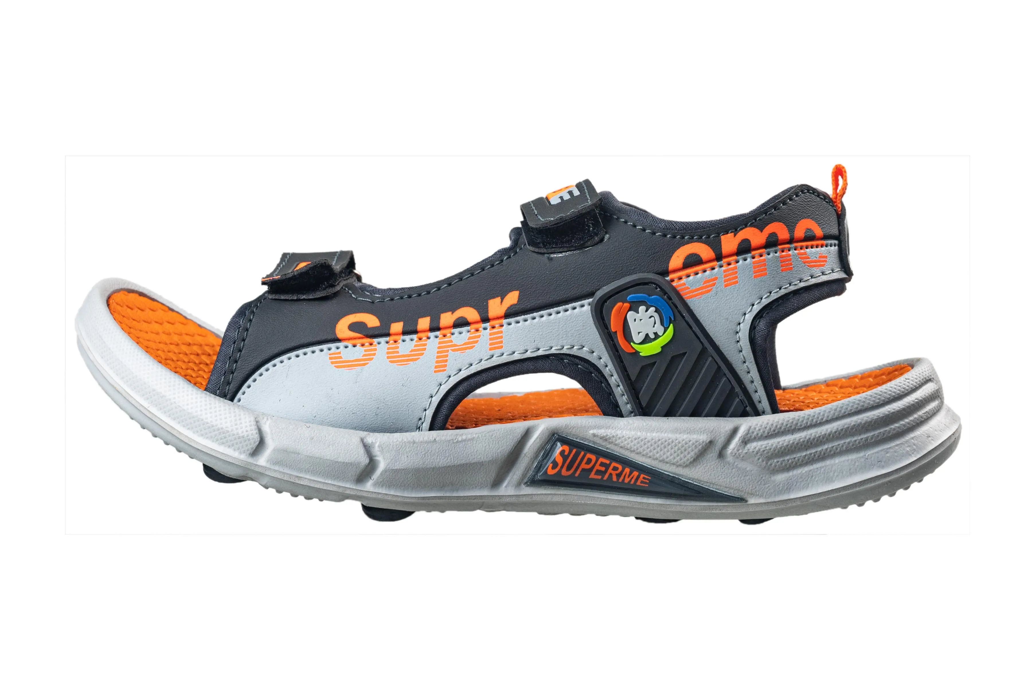 Strap On Boys Grey / Orange Kito (Bk Strap On 4133 A (0423)