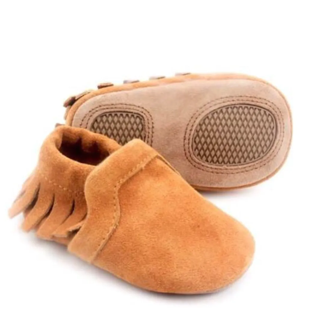 Suede Brown Moccasin