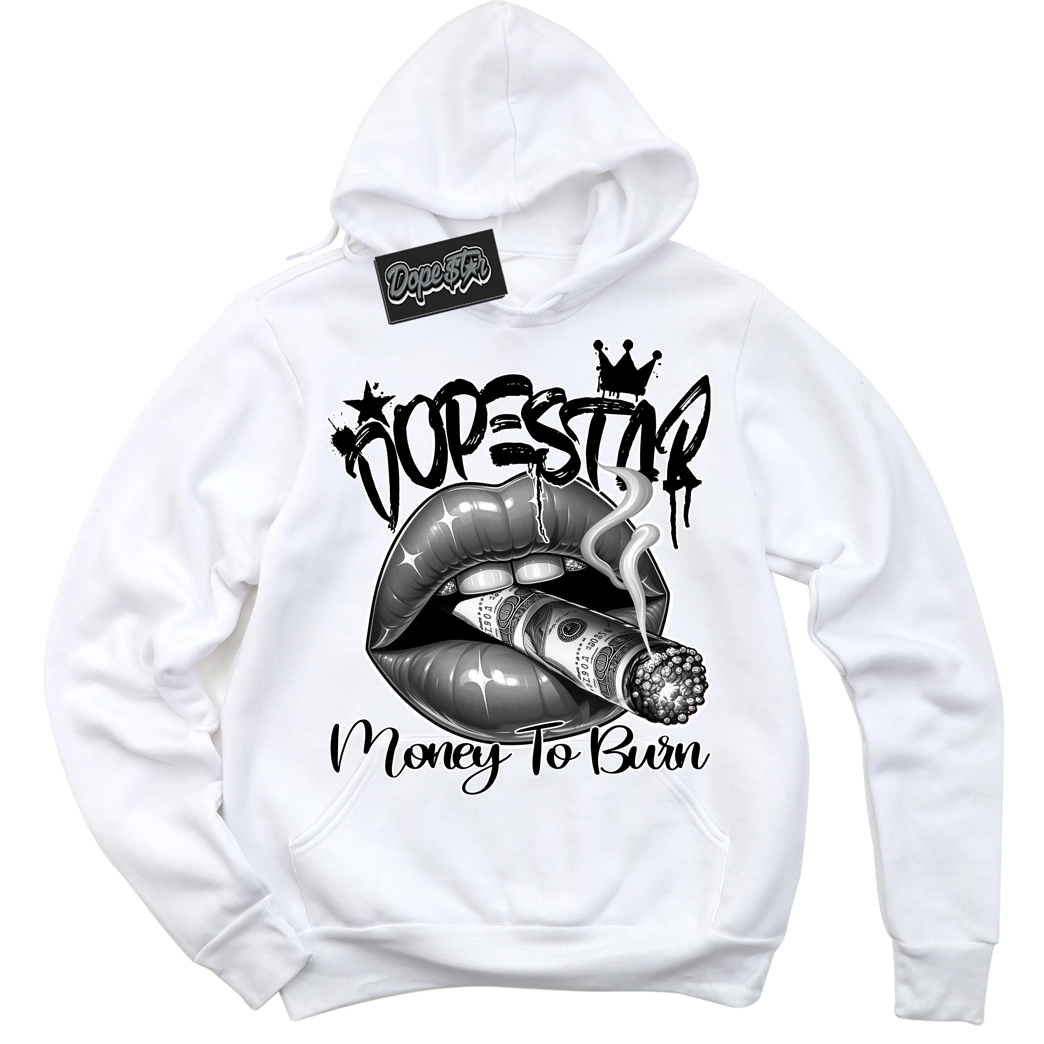 Suede Panda Dunk Sneaker Hoodie Money To Burn Graphic