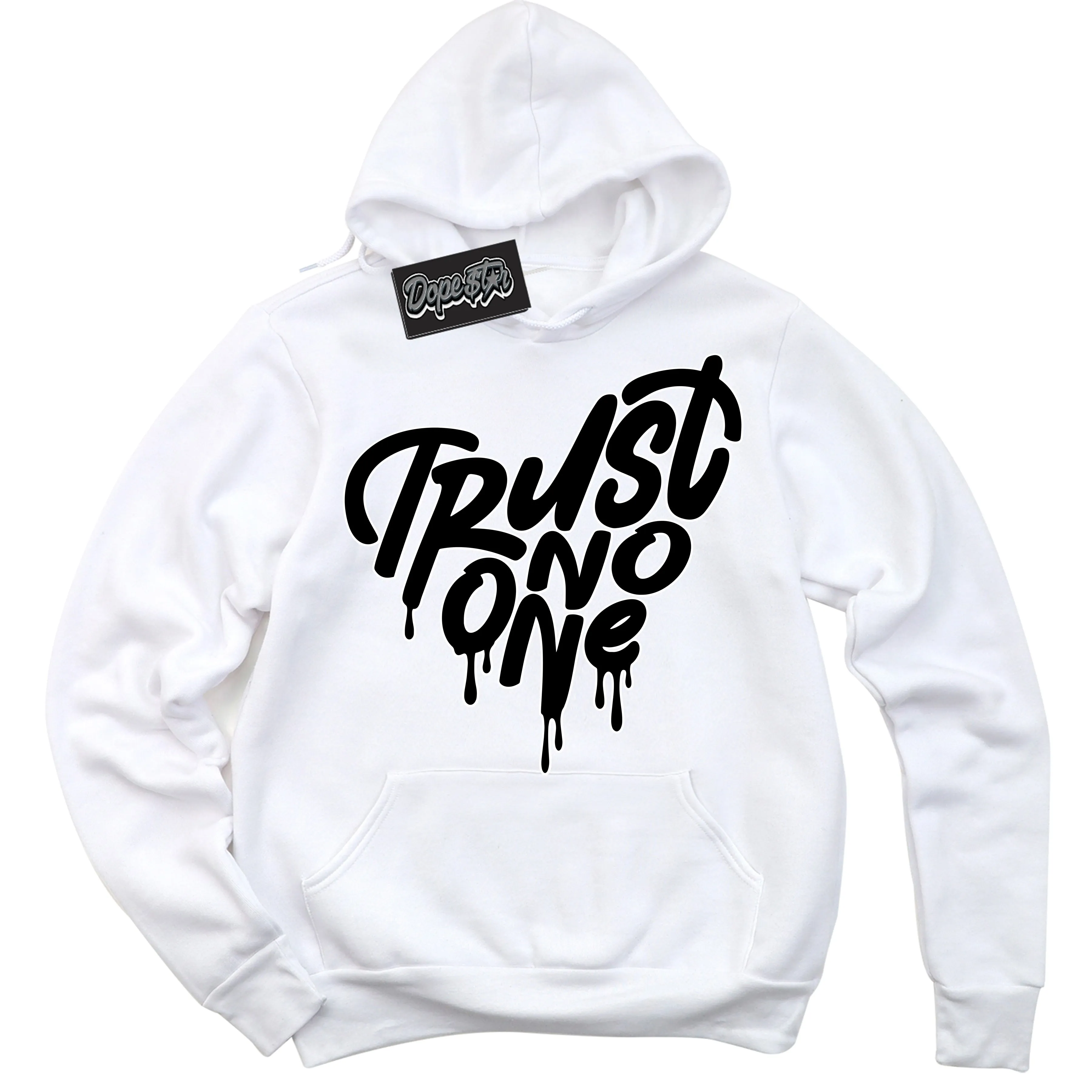 Suede Panda Dunk Sneaker Hoodie Trust No One Heart Graphic