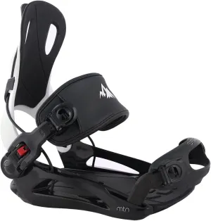 System MTN Men's 2025 Rear Entry Step in Style Snowboard Bindings