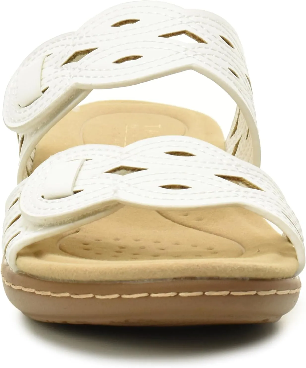 TARYN ROSE Women's Comfort Slide Sandal – Cushioned Footbed, Memory foam, and Adjustable Straps – Lightweight and Stylish for all day summer wear - TOKA