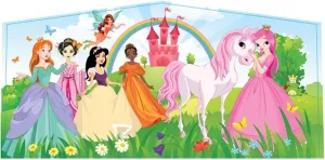 TentandTable Modular Art Panel for Bounce Houses, Slides, or Combos | Princess | Fits Most 13-Foot Wide Commercial Inflatables