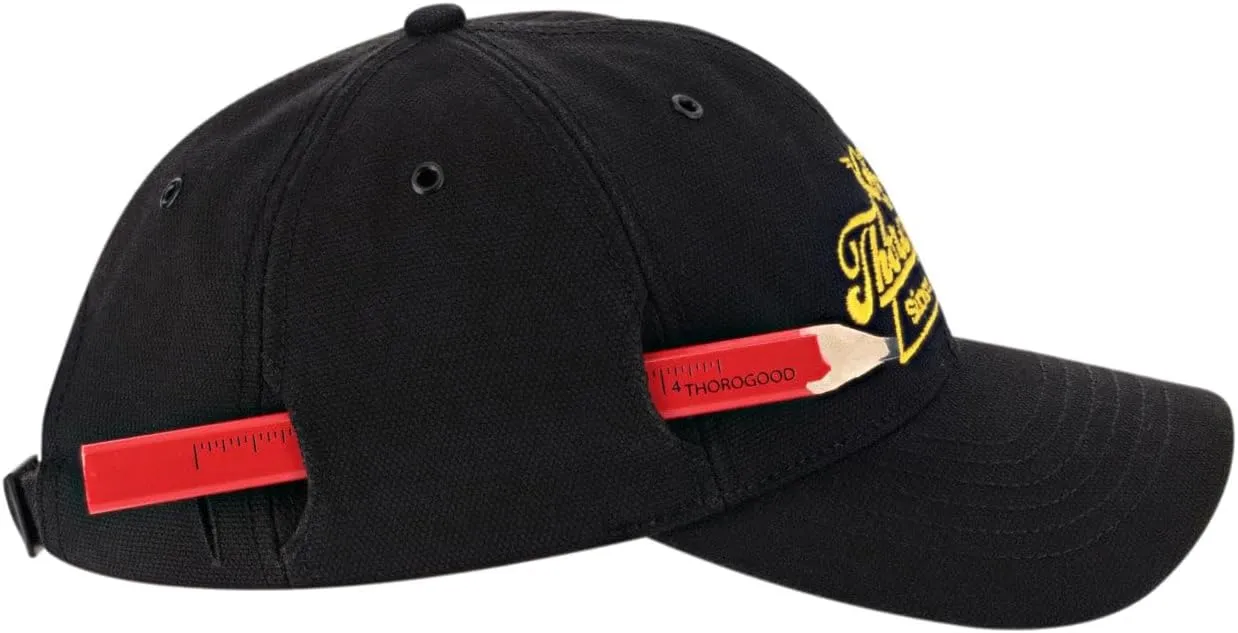 Thorogood Men's Heavy Duty Canvas Workman's Hat with Bonus Carpenter Pencil