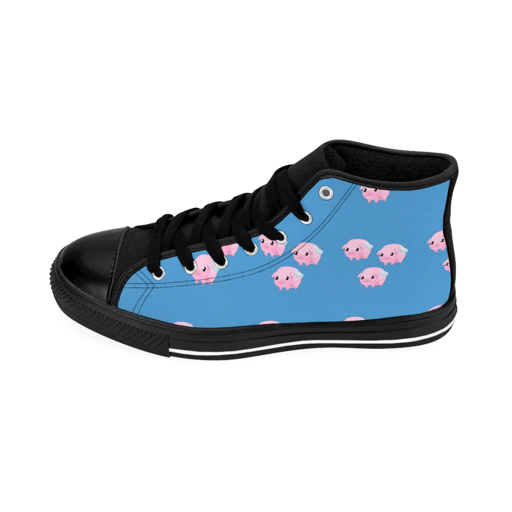 Three Little Flying Pigs Women's Classic Sneakers
