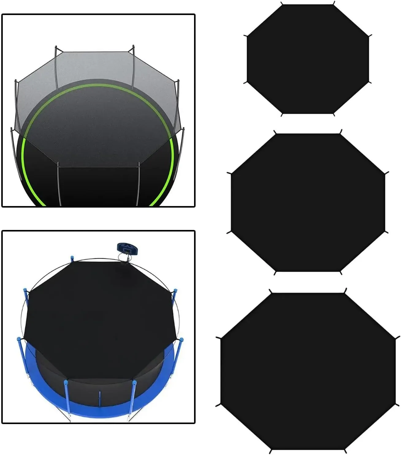 Trampoline Tent Trampoline Sunshade Cover Only Oxford Cloth Protective Cover Trampoline Top Cover Trampoline Ceiling Trampoline Awning