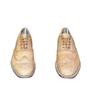Trusted vendor Paul 8.5 Leather Shoes Oxford Tan size Price-conscious Brogue Oxford Brown Smith
