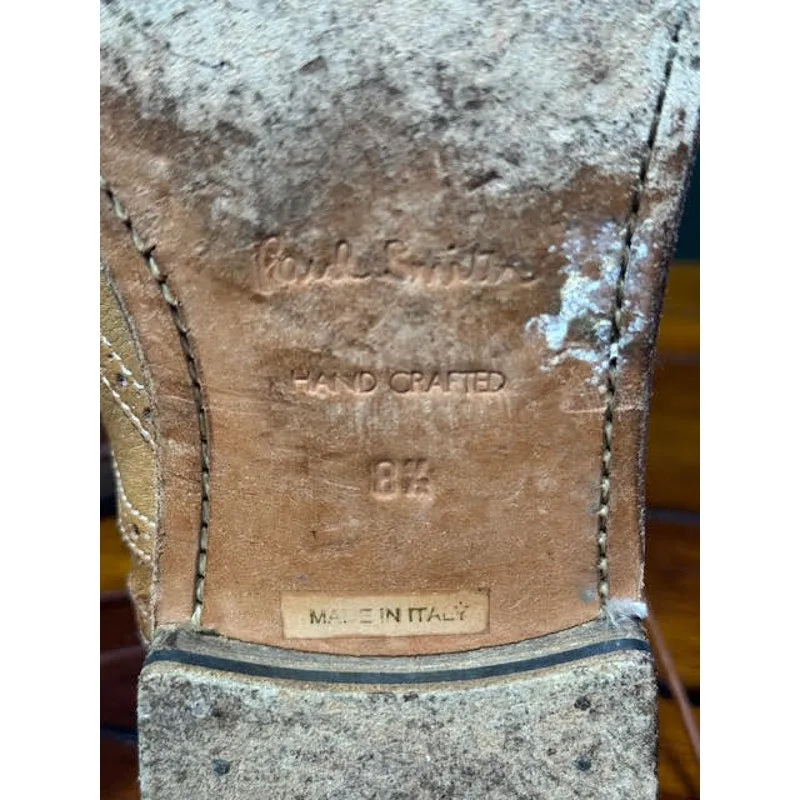 Trusted vendor Paul 8.5 Leather Shoes Oxford Tan size Price-conscious Brogue Oxford Brown Smith