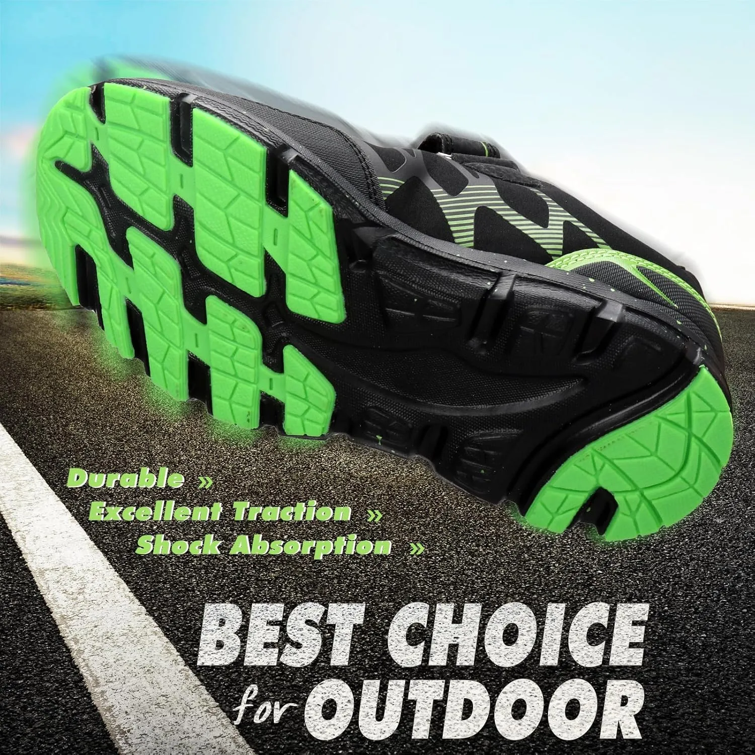 UOVO Boys Shoes Water Resistant Hiking Boots Kids Outdoor Walking Shoes Non Slip Ankle Athletic Sneaker Anti Collision Size 9.5 Toddler to 4.5 Big Kids