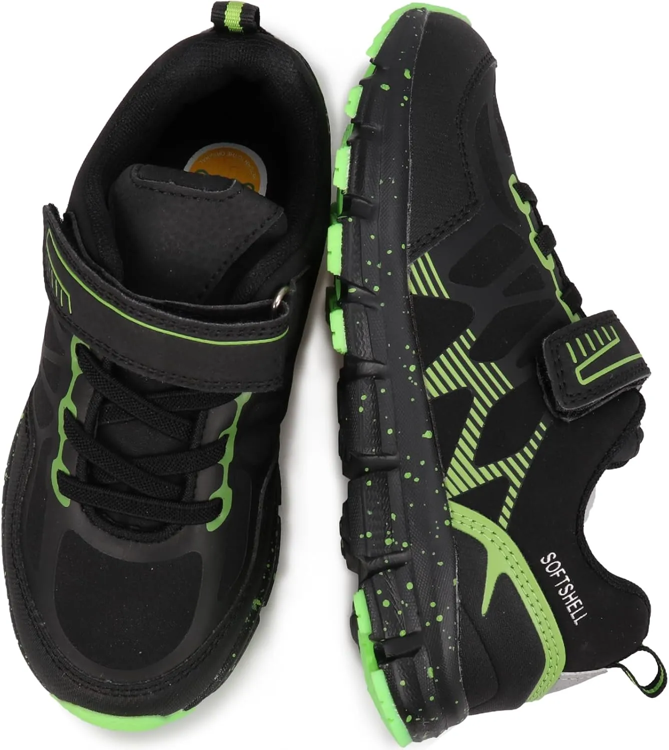 UOVO Boys Shoes Water Resistant Hiking Boots Kids Outdoor Walking Shoes Non Slip Ankle Athletic Sneaker Anti Collision Size 9.5 Toddler to 4.5 Big Kids