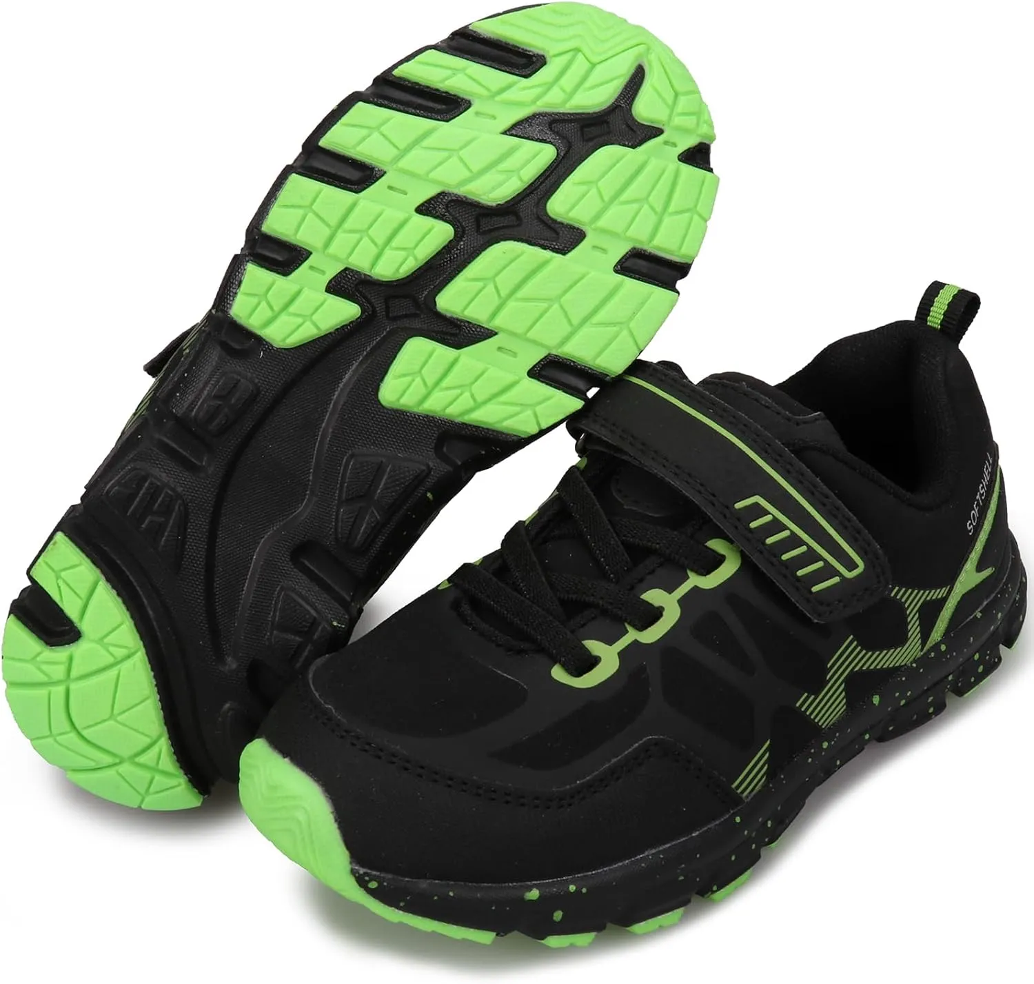 UOVO Boys Shoes Water Resistant Hiking Boots Kids Outdoor Walking Shoes Non Slip Ankle Athletic Sneaker Anti Collision Size 9.5 Toddler to 4.5 Big Kids