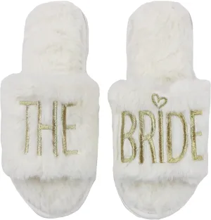 Wedding Slippers - Bride and Bridesmaid Slippers, Getting Ready Outfits for Bridal Party, I Do Crew, Wedding Day
