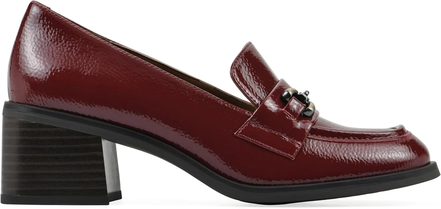 WHITE MOUNTAIN Women's Nacho Block Heel Loafer