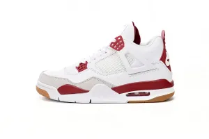 White Red Air Worldwide coverage Sleek Jordan 4